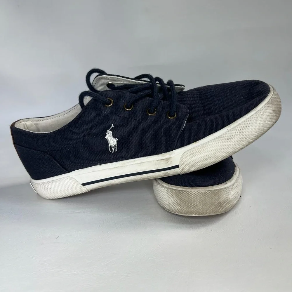Polo Ralph‎ Lauren Shoes 992486/Hugo II Canvas upper Rubber W Fabric Sole Size 6